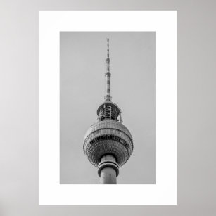 A0 Size Berliner Fernsehturm Poster