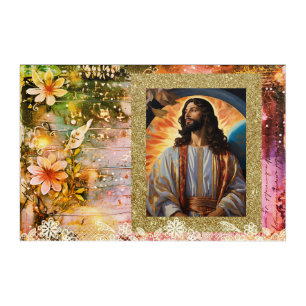 *~* *~* A100 11 JESUS Flowers PART OF THE ART