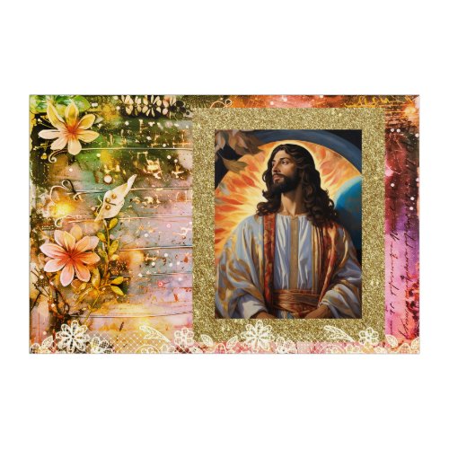 *~* *~* A100 11 JESUS Flowers PART OF THE ART