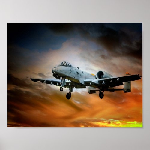 A10 Thunderbolt II Poster