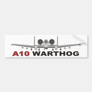 A10 Thunderbolt II the Warthog Bumper Sticker