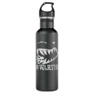 A10 Warthog Shark Mouth Military  Stainless Steel Water Bottle