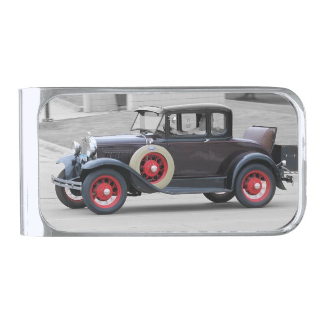 A1 SILVER FINISH MONEY CLIP (Front)