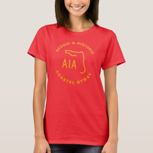 A1A Scenic and Historic Coastal Byway T_Shirt
