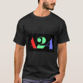 A24 ロゴ　Tシャツ　ブラック ASW22023-shirt-front-gray-
