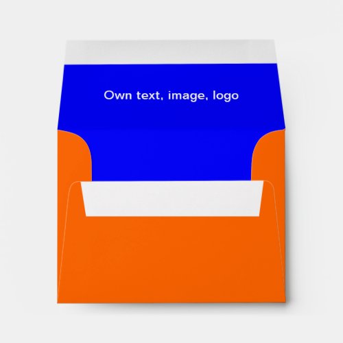 A2 Envelope uni Orange _ Royal Blue
