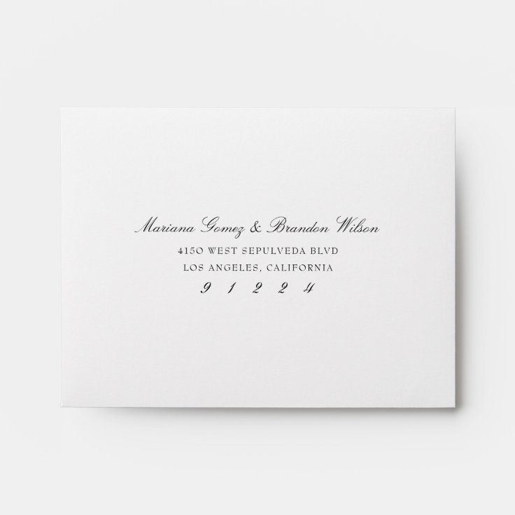 A2 Self Addressed Response Envelopes RSVP Zazzle