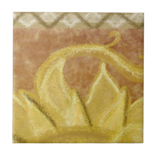 A2 - Sunface Mural, Top Middle - A2 Tile