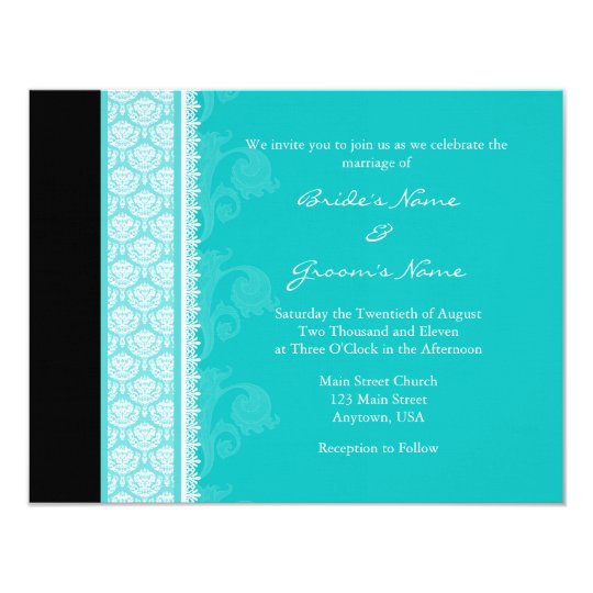 a2_turquoise_one_side_damask_wedding_invitations rc676eb7db26e4f449369b51643c29ca9_zk9d4_540