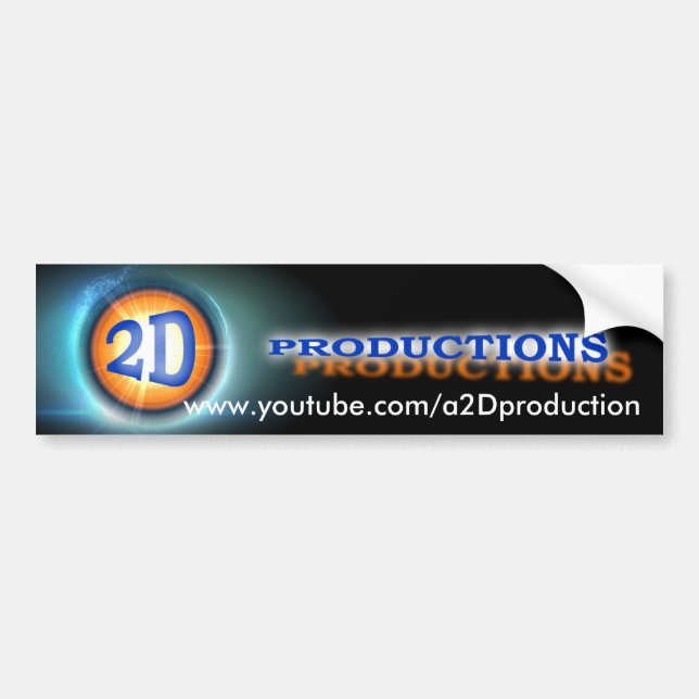 a2Dproduction Bumper Sticker (Front)