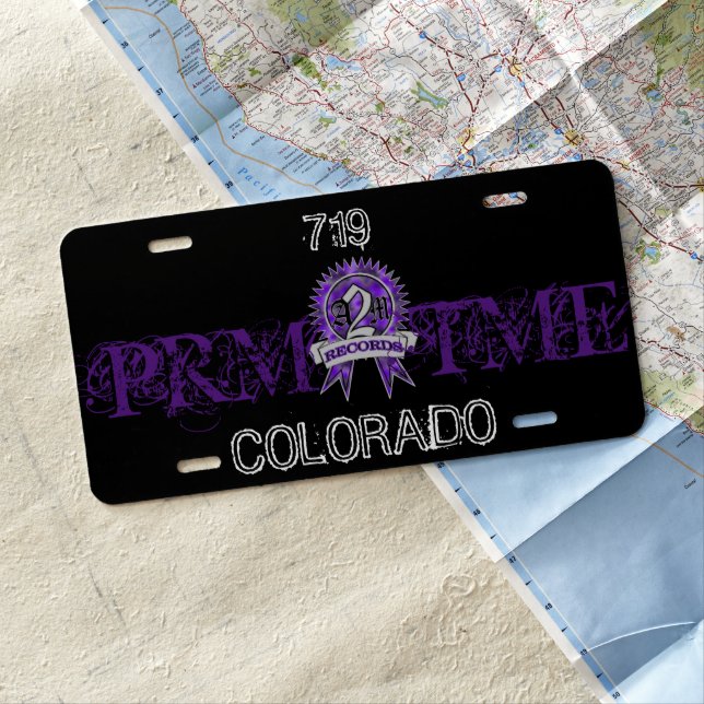 A2M "PrimeTime" License Plate (In Situ)