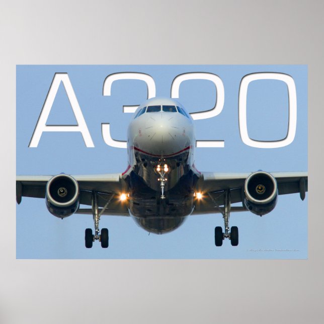 A320 AIRLINER POSTER (Front)