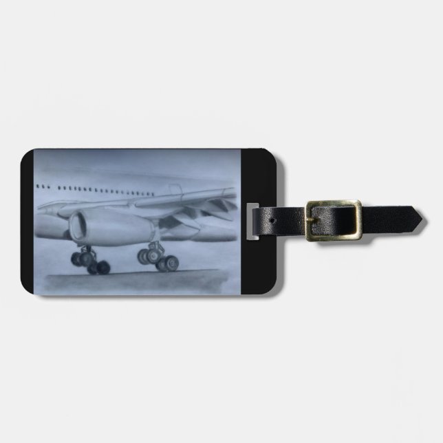 A330 Landing Luggage Tag (Front Horizontal)