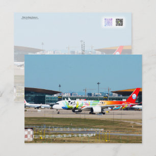 A350 Panda Livery  Postcard