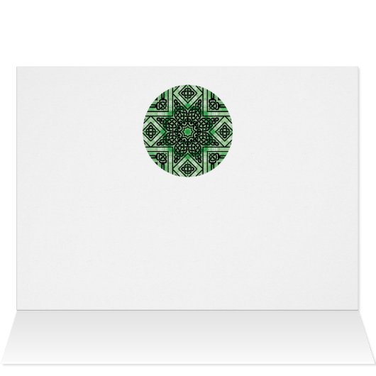 A35 Celtic Knot Kaleidoscopic Card.9 (Inside Horizontal (Top))