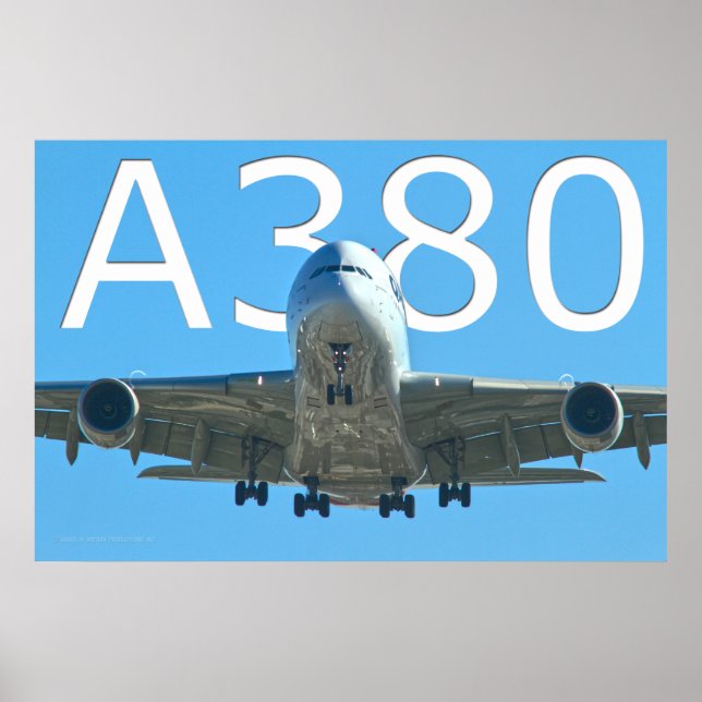 A380 AIRLINER POSTER (Front)