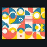 A3 Bauhaus Art Poster 4<br><div class="desc">The Bauhaus movement championed a geometric,  abstract style featuring little sentiment or emotion and no historical nods,  and its aesthetic continues to influence architects,  designers and artists.
Its core objective was a radical concept: to reimagine the material world to reflect the unity of all the arts. designed by Freepik</div>