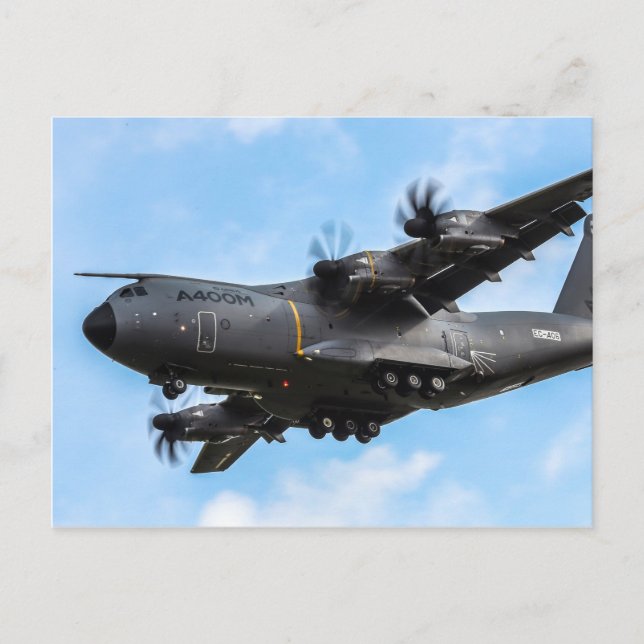 A400M Aircraft Postcard (Front)