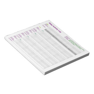 A5 Baby Activity Log Notepad