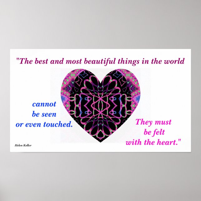 A61 "Felt with the Heart" Poster (Front)