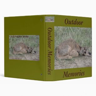 A6 Baby Pronghorn Antelope Binder