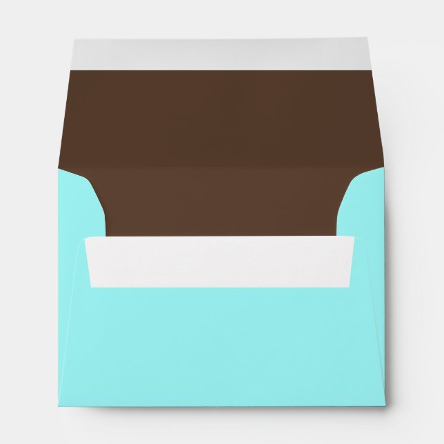 A6 Blue and Brown Color Combo Envelopes (Back (Bottom))