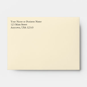 A6 Cream Pre-Addressed Envelopes