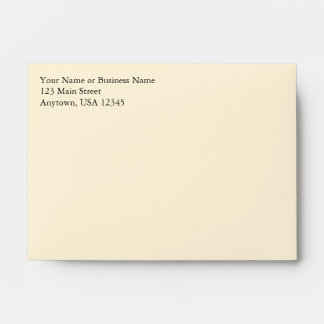 A6 Cream Pre-Addressed Envelopes