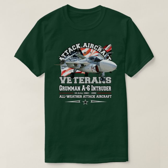 A6 Intruder allweather attack aircraft T-Shirt (Design Front)