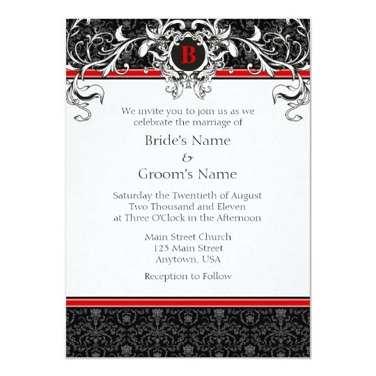 a6-red-black-damask-monogram-wedding-invitations-zazzle