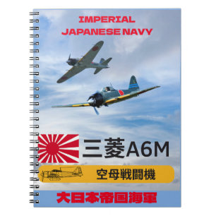 A6M MITSUBISHI "ZERO" FIGHTER SQUADRON NOTEBOOK