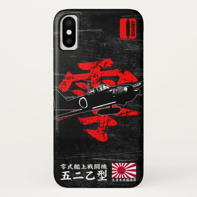 A6M Zero Case-Mate iPhone Case (Back)