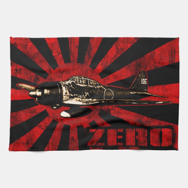 A6M Zero Kitchen Towel (Horizontal)