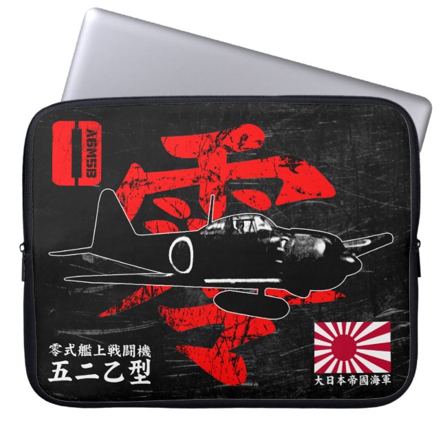 A6M Zero Laptop Sleeve (Front)