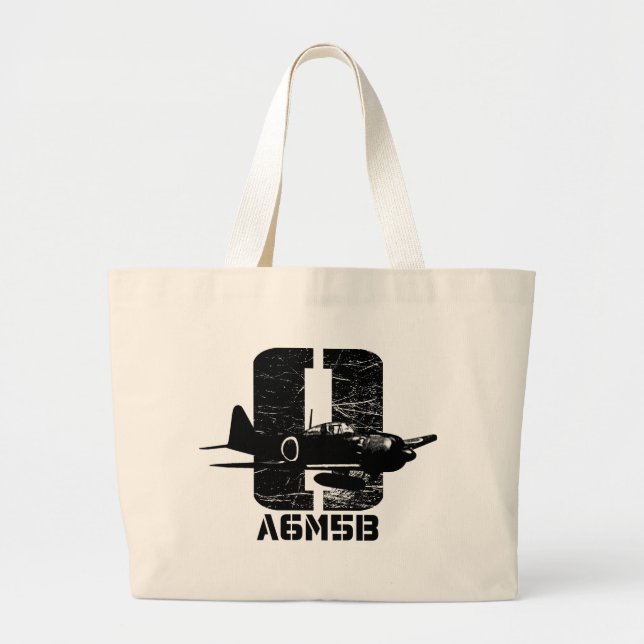 A6M Zero Large Tote Bag (Front)