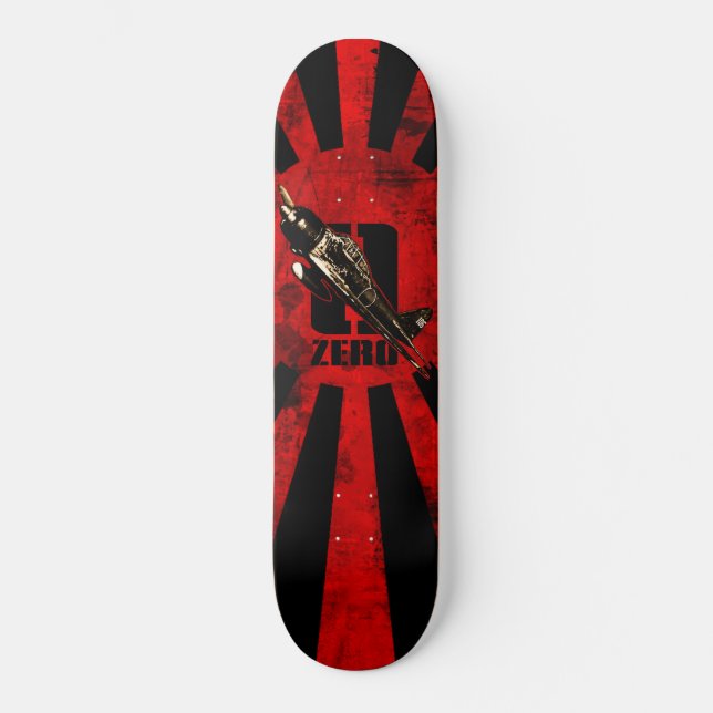 A6M Zero Skateboard Deck (Front)