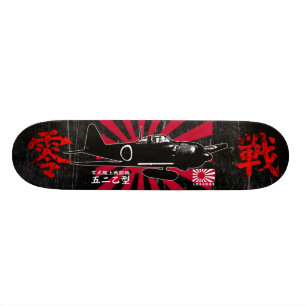 A6M Zero Skateboard Deck