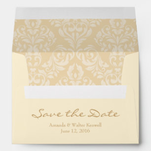 A7 5x7 Cream Save the Date Envelopes