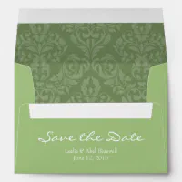 Watercolor Paper Texture A7 5x7 Wedding Invitation Envelope