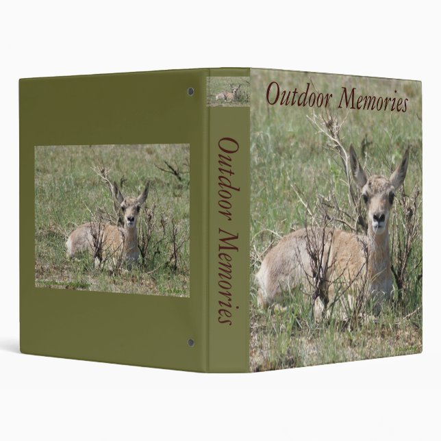 A7 Baby Pronghorn Antelope Binder (Background)