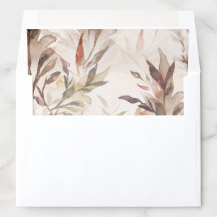 A7 Botanical Desert Boho Wedding Envelope Liner