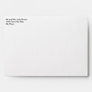 A7 Envelope with Lace Seal in Felt Finish