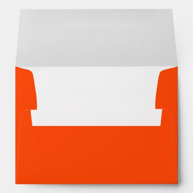 A7 Greeting Card/Reddish-Orange Envelope (Back (Bottom))