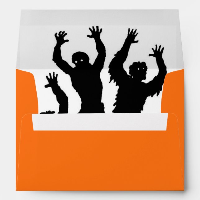 A7 Greeting Card/Zombies Envelope (Back (Bottom))