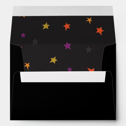 A7 Halloween Stars Black Envelope 725 x 525