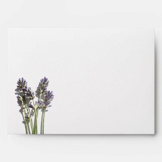 #A7 - Lavender Bunch with Purple Interior Envelope (Front)