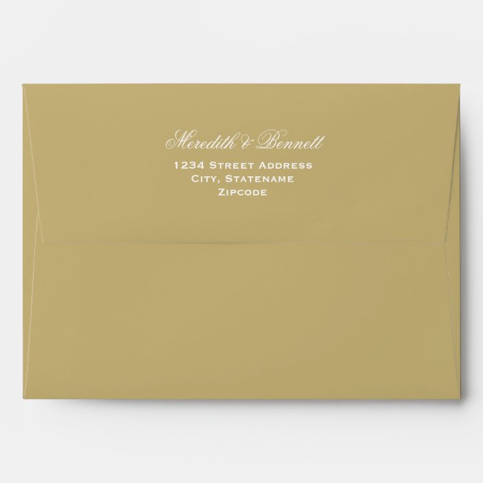 return address on envelope