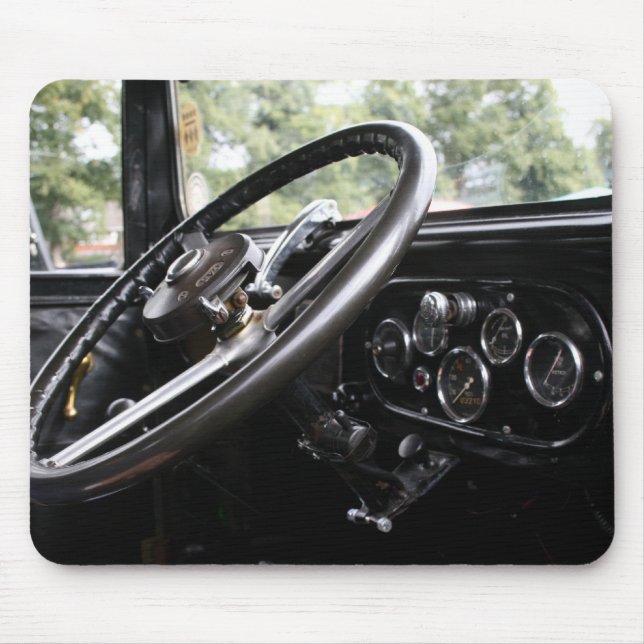 A7 Steering Wheel Mousemat Mouse Pad (Front)