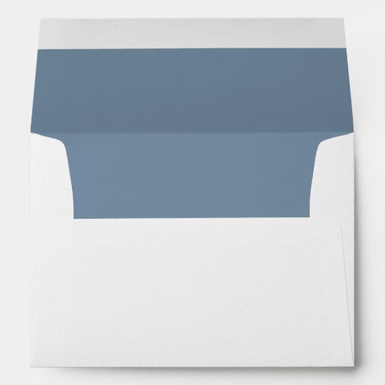 A7 Wedding Envelopes (Dusty Blue) Return Address