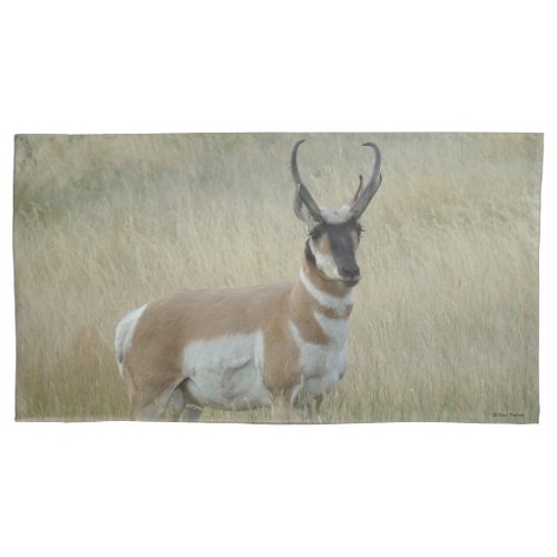 A8 Pronghorn Antelope Big Buck Pillow Case